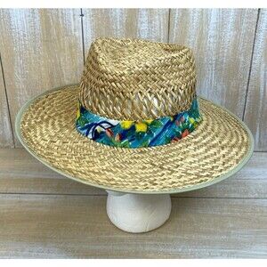 DPC Dorfman Pacific Company Handmade Straw Unisex Vacation Sun Hat